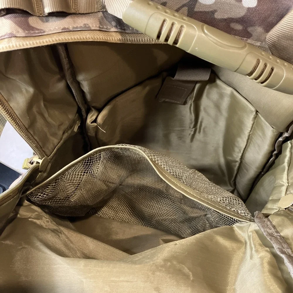 US Army National Guard WI Camo Backpack Tactical MOLLE Field Bag Expandable Gear
